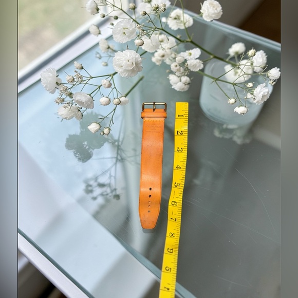 Louis Vuitton Tan Leather Poignet Bracelet Luggage Strap - Picture 4 of 9